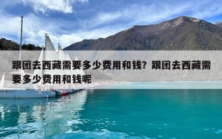 跟團去西藏需要多少費用和錢？跟團去西藏需要多少費用和錢呢