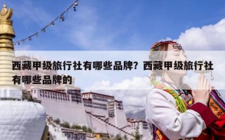 西藏甲級旅行社有哪些品牌?西藏甲級旅行社有哪些品牌的 西藏甲級旅行社有哪些品牌?西藏甲級旅行社有哪些品牌的