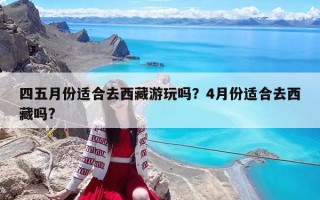 四五月份適合去西藏游玩嗎？4月份適合去西藏嗎?