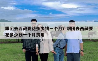 跟團(tuán)去西藏要花多少錢一個(gè)月？跟團(tuán)去西藏要花多少錢一個(gè)月費(fèi)用