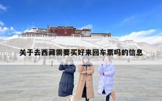 關(guān)于去西藏需要買好來回車票嗎的信息