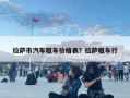 拉薩市汽車租車價格表？拉薩租車行