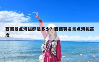 西藏景點海拔都是多少？西藏著名景點海拔高度
