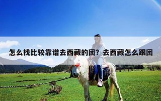 怎么找比較靠譜去西藏的團？去西藏怎么跟團