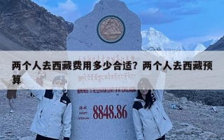 兩個人去西藏費用多少合適？兩個人去西藏預算