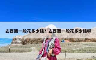 去西藏一般花多少錢？去西藏一般花多少錢啊