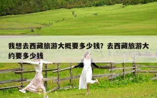 我想去西藏旅游大概要多少錢？去西藏旅游大約要多少錢