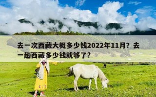 去一次西藏大概多少錢2022年11月？去一趟西藏多少錢就夠了?