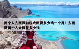 兩個人去西藏游玩大概要多少錢一個月？去西藏兩個人大概花多少錢