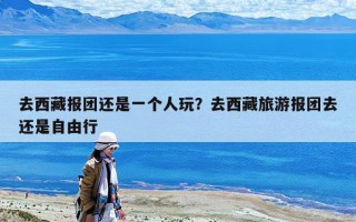 去西藏報團還是一個人玩？去西藏旅游報團去還是自由行