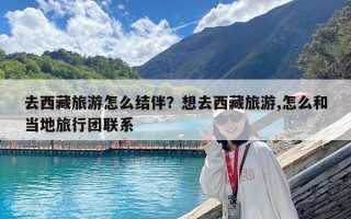 去西藏旅游怎么結伴？想去西藏旅游,怎么和當地旅行團聯系