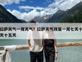 拉薩天氣一周天氣？拉薩天氣預(yù)報(bào)一周七天十天十五天