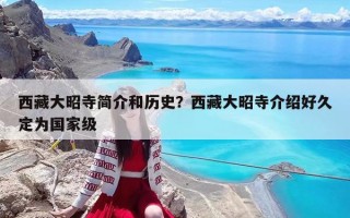 西藏大昭寺簡介和歷史？西藏大昭寺介紹好久定為國家級