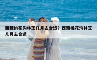 西藏桃花溝林芝幾月去合適？西藏桃花溝林芝幾月去合適