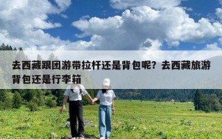 去西藏跟團游帶拉桿還是背包呢？去西藏旅游背包還是行李箱