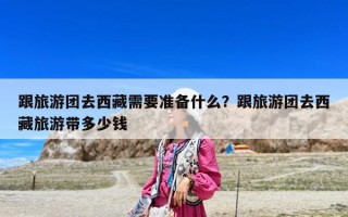 跟旅游團去西藏需要準備什么？跟旅游團去西藏旅游帶多少錢