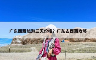 廣東西藏旅游三天價格？廣東去西藏攻略