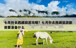 七月份去西藏旅游攻略？七月份去西藏旅游都需要準備什么