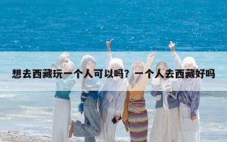 想去西藏玩一個人可以嗎？一個人去西藏好嗎