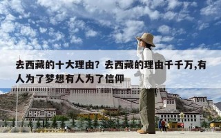去西藏的十大理由？去西藏的理由千千萬,有人為了夢想有人為了信仰