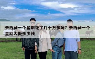 去西藏一個星期花了幾十萬多嗎？去西藏一個星期大概多少錢