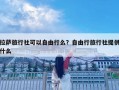 拉薩旅行社可以自由行么？自由行旅行社提供什么
