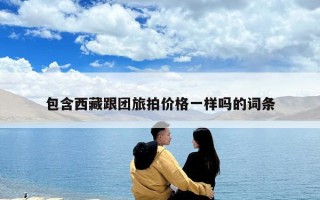包含西藏跟團旅拍價格一樣嗎的詞條