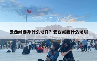 去西藏要辦什么證件？去西藏要什么證明