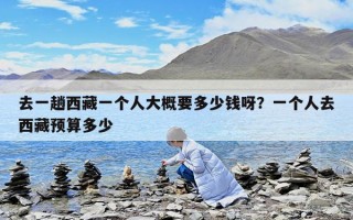 去一趟西藏一個人大概要多少錢呀？一個人去西藏預算多少