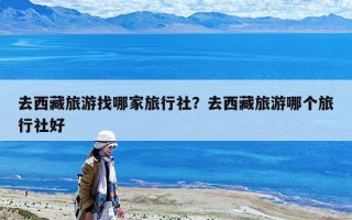 去西藏旅游找哪家旅行社？去西藏旅游哪個(gè)旅行社好