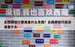 去西藏旅行要準(zhǔn)備什么東西？去西藏旅行應(yīng)該準(zhǔn)備什么