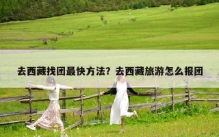 去西藏找團(tuán)最快方法？去西藏旅游怎么報團(tuán)