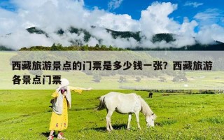 西藏旅游景點(diǎn)的門票是多少錢一張？西藏旅游各景點(diǎn)門票