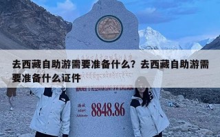 去西藏自助游需要準備什么？去西藏自助游需要準備什么證件