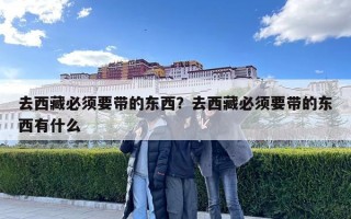去西藏必須要帶的東西？去西藏必須要帶的東西有什么