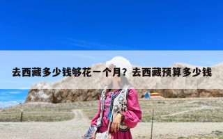 去西藏多少錢夠花一個(gè)月？去西藏預(yù)算多少錢