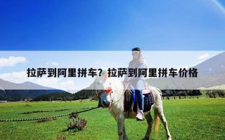 拉薩到阿里拼車？拉薩到阿里拼車價(jià)格