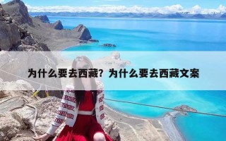 為什么要去西藏？為什么要去西藏文案