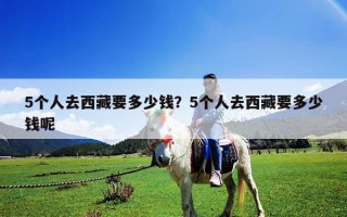 5個人去西藏要多少錢？5個人去西藏要多少錢呢