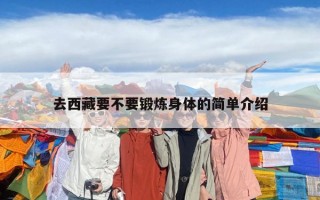 去西藏要不要鍛煉身體的簡單介紹