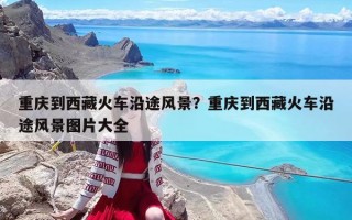 重慶到西藏火車沿途風景？重慶到西藏火車沿途風景圖片大全
