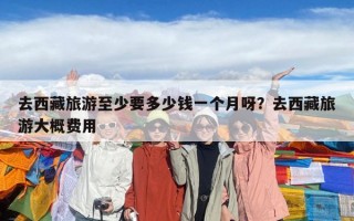 去西藏旅游至少要多少錢一個月呀？去西藏旅游大概費用